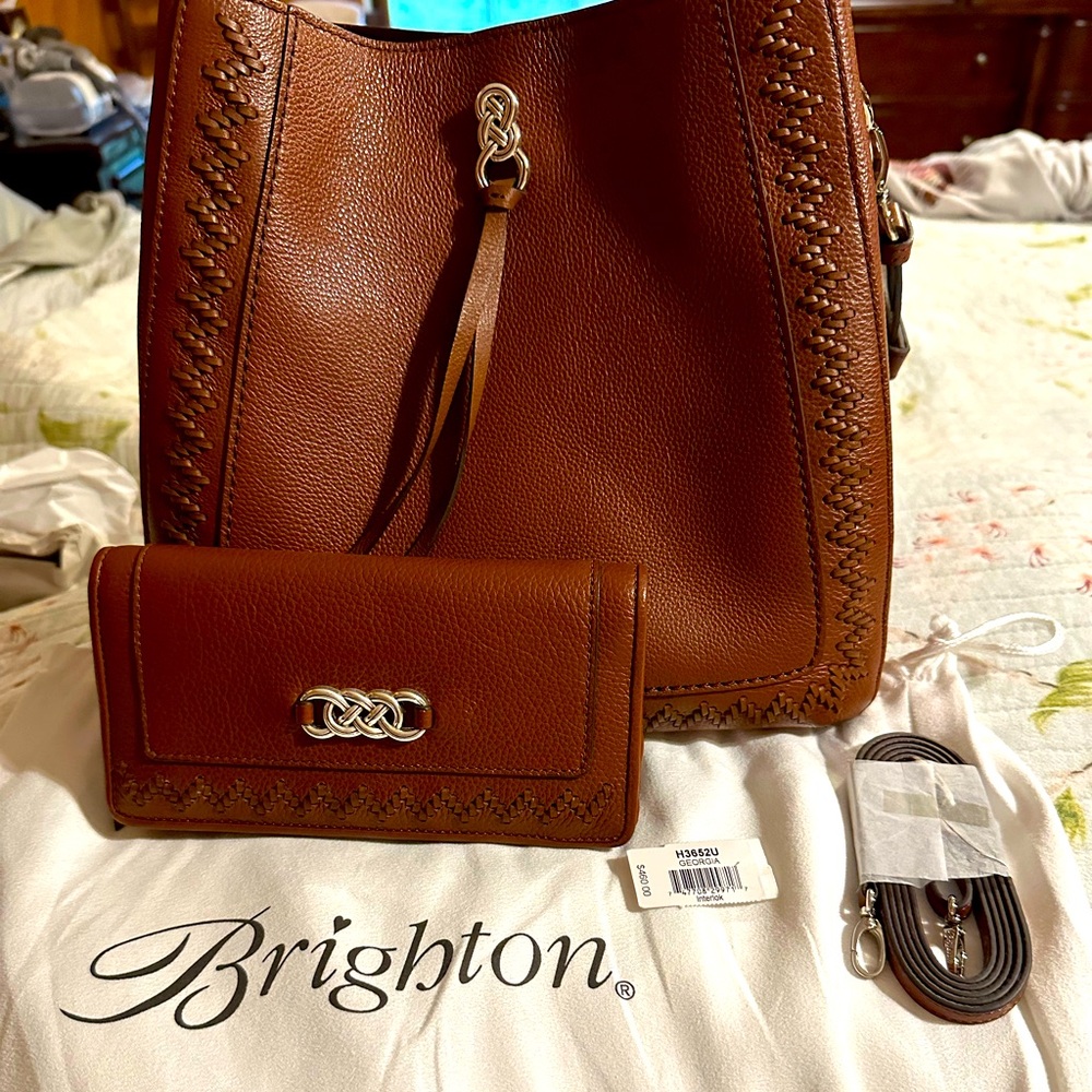 The Brighton Georgia Handbag used once. Closet Purge